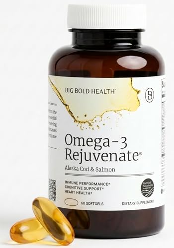 BIG BOLD HEALTH Omega-3 Rejuvenate Wild Alaskan Fish Oil Supplement