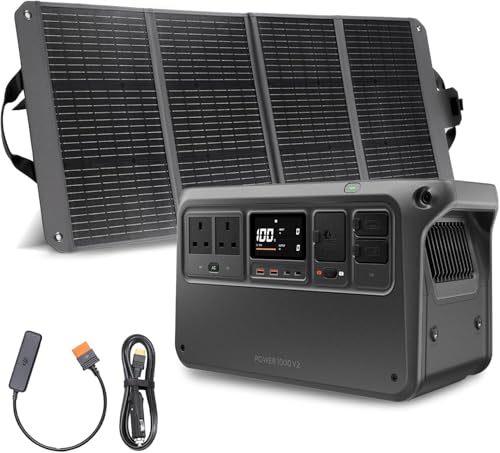 Image of DJI Power 1000 V2 Portable Power Station, 1024Wh LFP Battery, Compact Size, 2600W Stable Output, 0-80% Recharge in 37 Mins, Electric Generator for Home, Camping, RVs, Off-Grid
