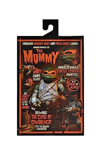 NECA - Universal Monsters vs TMNT - Michelangelo As Mummy Ultimate 7" Action Figure