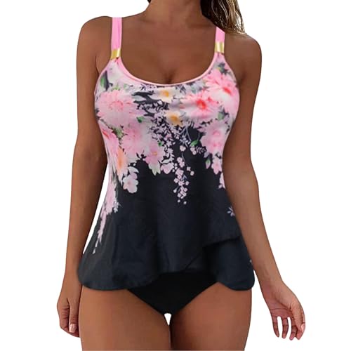 Maillot de bain deux pièces tankini tendance contre l'inconfort à la plage