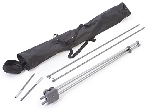 Portable X Banner Stand with Hooks for Grommets, Adjustable - Graphics NOT Included