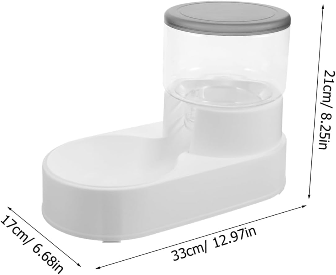 2pcs Sturdy Cat Water Feeder Automatic Pet Feeder No Spill Bowl Gravity Pet Water Dispenser for Cats Dogs