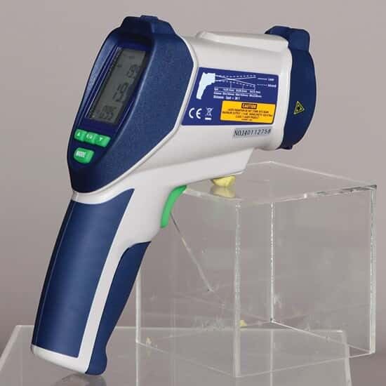 Digi-Sense IR Thermometer, Thermocouple Probe Input and NIST-Traceable Calibration, 30:1
