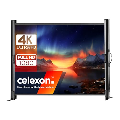 Écran compact pour pico projecteur celexon idéal en réunion et présentation sur table