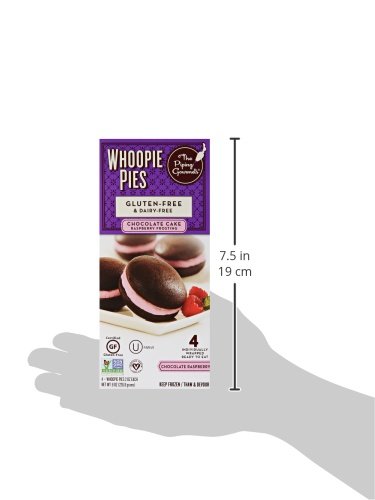 Piping Gourment Chocolate Raspberry Whoopie Pies, 4 Count (Frozen