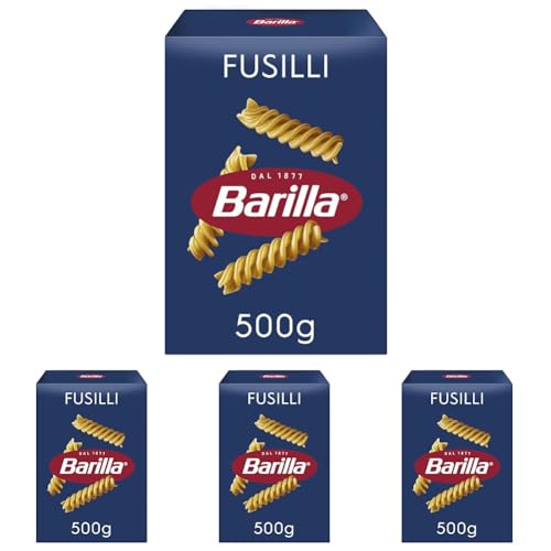 Comida fresca y refrigerada | Barilla Pasta Fusilli, 500g Paquete De 4