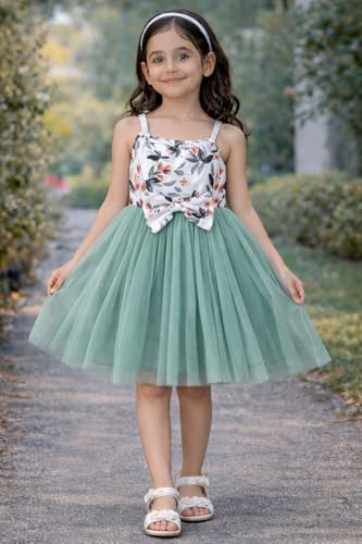 Image of Buy & Try Baby Girl's Modal Printed Frock Mini Length Short Frocks Dress.