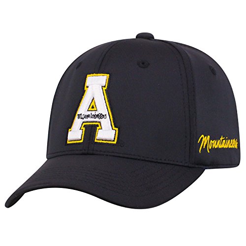 Top of the World Appalachian State Mountaineers Men's Phenom Memory Fit 1Fit Hat Team Color Icon, One Fit