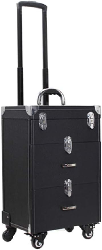 Trolley Cosmetic Case Professional Multi-Layer Drawer e Large Vanity Case Capacity Nail Storage Box Toolbox