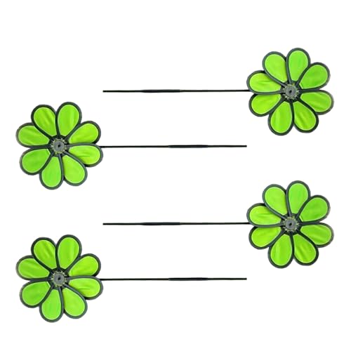 4Pcs Decori Esterni Mulino A Vento Yard Decorazioni Palo Ruota Per Giardino Mulino A Vento Deterrenti Decori Estern