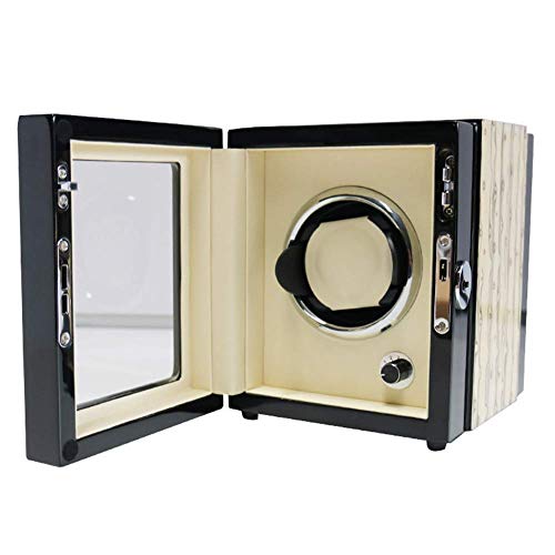 KANBUN Relojes Automáticos Watch Winder Envernadores de rotación única Motor Motor silencioso Box de Madera 4 Modos 2 Modo de Fuente de alimentación