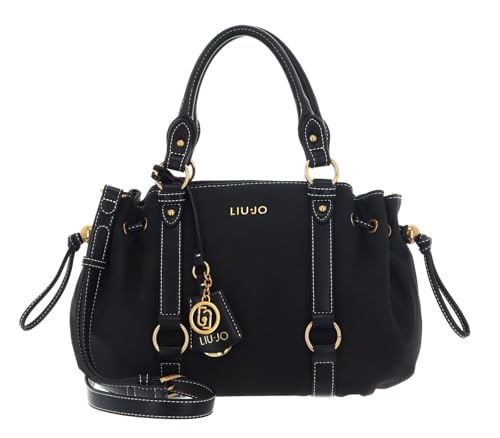 Bolso bandolera Liu Jo Ginesa Nero, confección premium y exclusividad en negro