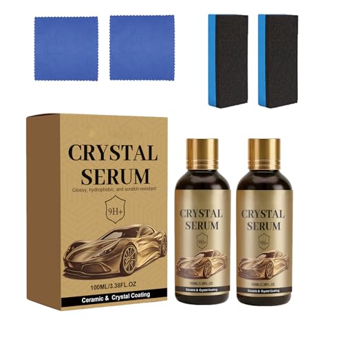 Vexoilux Crystal Serum for Cars Suitable for Car Paint and Wheel Maintenance(2pcs)