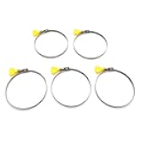 YOKAMU 5 Pack Replacement 4 Inch Key Hose Clamp for Big Horn 11741PK
