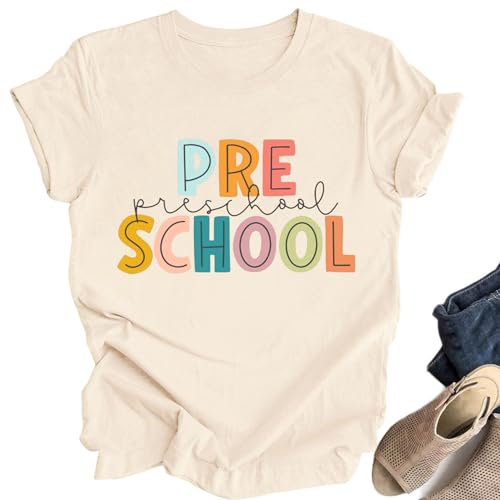 Teacher Shirts for Women: First Day of School Shirt Teacher's Back to School Outfit Graphic Tee