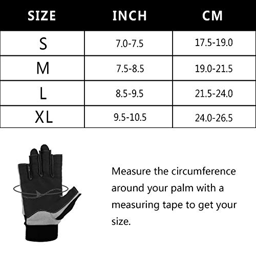 image for Brace Master Sailing Gloves Men Women for Sailing, Fishing, Boating, K
