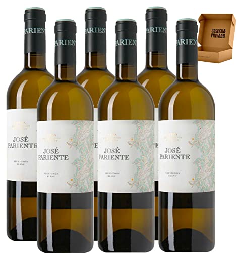 José Pariente - Envío Gratis 24H - DO Rueda - Vino Regalo - Cosecha Privada (6 x Botella 75 cl, Sauvignon Blanc)