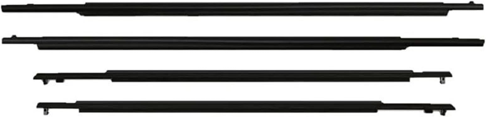 Automotive Window & Door Seals 4Pcs/Set Car Window Outer Weatherstrip Side Door Glass Rubber Belt Moulding Sealing Strip for Toyota for Prius 2010-2015 Car Door Edge Protector