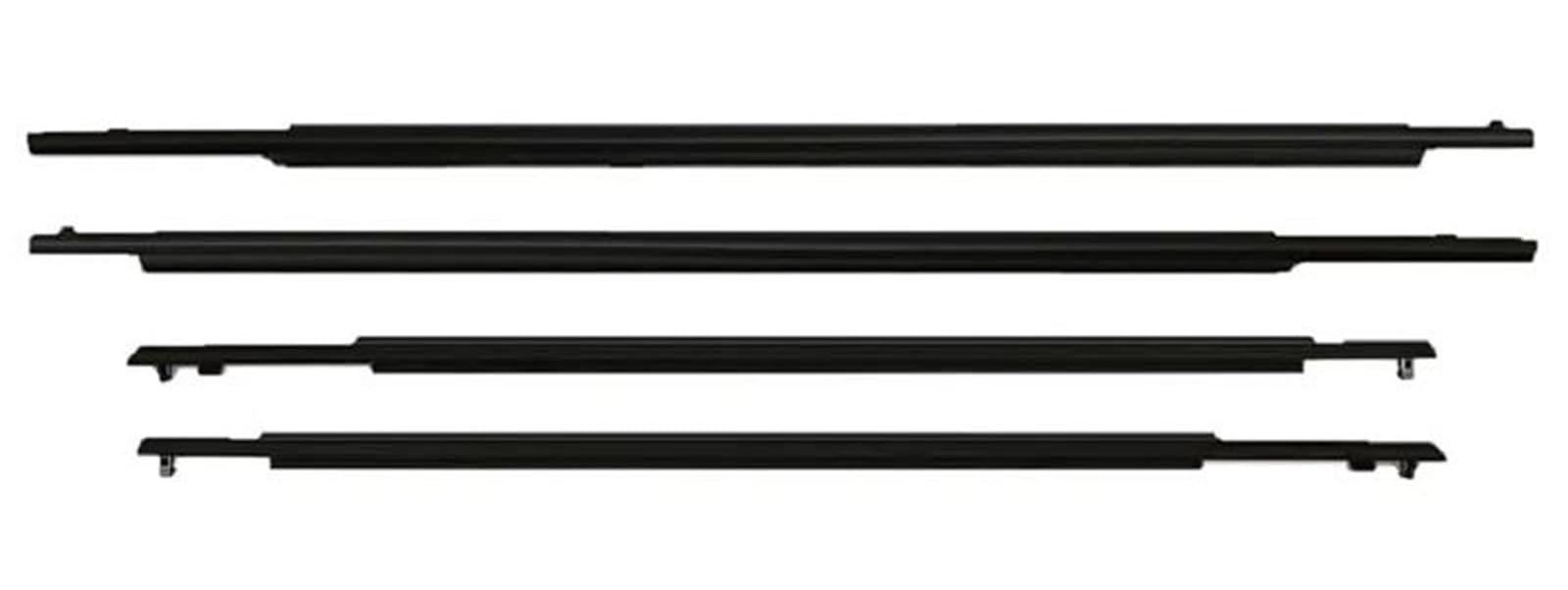 Strisce protettive per Portiere Auto, Set da 4 Pezzi, per finestrini Esterni, vetri Laterali, guarnizioni in Gomma, Strisce sigillanti per Toyota Prius 2010-2015