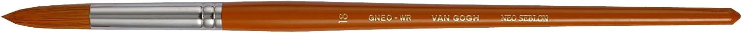 Van Gogh watercolor design Yohitsu neo sable brush GNEO-WR Series Round # 18 (japan import)