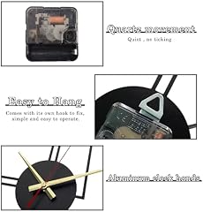 Minimalist Silent Metal Wall Clock review image