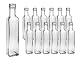 Vitrea 12er Set Likörflaschen 250ml aus Glas mit Schraubdeckel