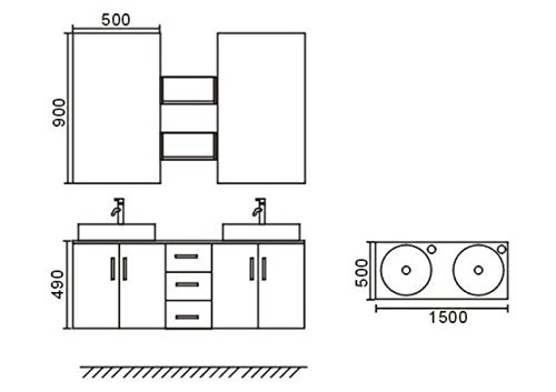 Muebles-para-bano-para-cuarto-de-bano-con-espejo-bano-150-cm-grifos-incluido-mueble-2-espejos-repisas-griferia-fregaderos