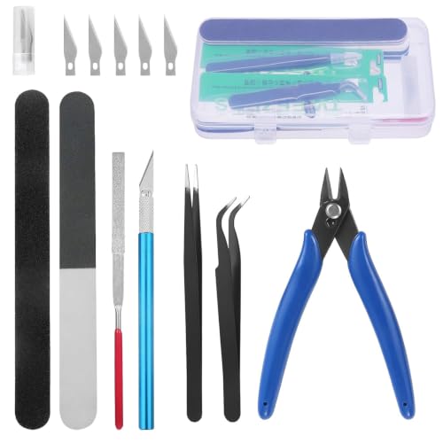 HSEAMALL 9 Pièces Outils de Modélisme Gundam Modèle Outils Kit Maquette Construction Modèle de Base Réparation et Fixation Hobby Building Craft Set
