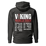 Viking World Tour,Vikings Clothing,Vikings Hoodie,Gift For Him Charcoal Heather