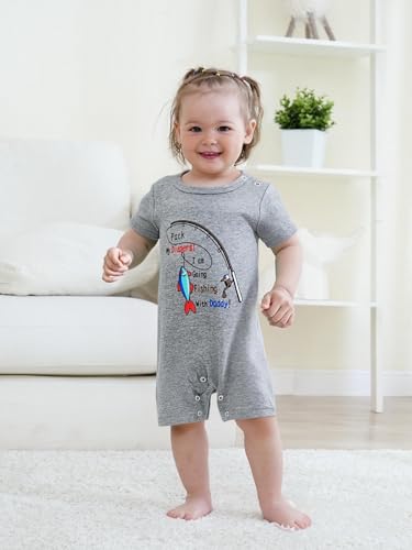 Cnins Pack My Diapers Im Going Fishing with Daddy - Cute Baby Essentials Outfits for Daddy & Baby Matching Activities3