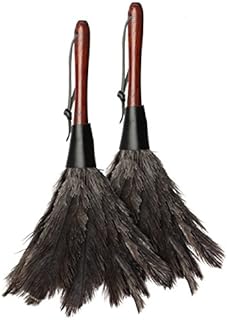 Redecker South African Ostrich Feather Duster, 11-3/4-Inches, Set of 2