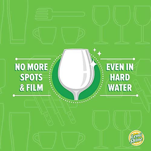 Lemi Shine Dish Detergent Booster, Hard Water Stain Remover, Multi-Use Citric Acid Cleaner (12 Oz Container, 6 Pack Bundle) #TOP2