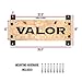 Valor Fitness Climbing Peg Board – Set of 2 Wall Mounted Boards (36