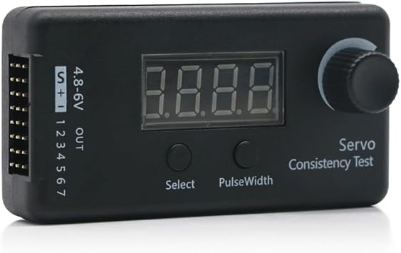 Digital Servo ESC Mini Consistency Tester DC 4.8-6V 3 Mode Servo Motors Steering Gear Measruement for RC Helicopter Car Tool