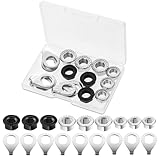 Giantree 18 Pcs Bike Nuts and Safety Washers, M8 M9.5 M10 Bicycle Axle Nuts Kit, Mountain Bike Accessories Wheel Retaining Bicycle Hook Hub Parts for Front and Rear Bike Wheel Mountain Road(18pcs)
