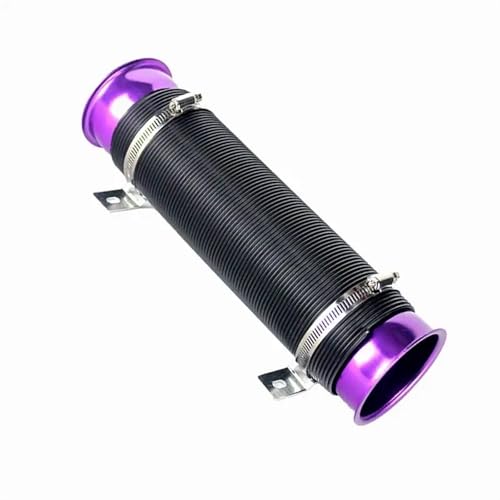 Tuyau d'admission d'air 76mm violet pour booster la puissance turbo de votre moteur de voiture