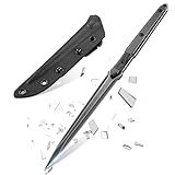 Freelander Outdoor Messer Feststehende Klinge mit Kydex Scheide, Survival Messer aus 440C Stahl, Full Tang Bushcraft Outdoormesser für Camping, Geschenk für Männer