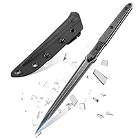 Freelander Outdoor Messer Feststehende Klinge mit Kydex Scheide, Survival Messer aus 440C Stahl, Full Tang Bushcraft Outdoormesser für Camping, Geschenk für Männer