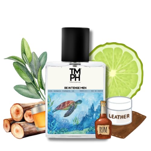 Image of TMPerfumehouse Be Intense Men EDP for Men | Boozy, Woody & Long Lasting Perfume Spray | Woody, freshspicy & Rum Fragrance | Luxury Gift for Him | TMPH | 50ml