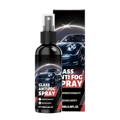 Spray antivaho para parabrisas, 100 ml, portátil, impermeable a la lluvia, eliminador de película para parabrisas, para gafas, espejos retrovisores, cámara, remolque, , camión