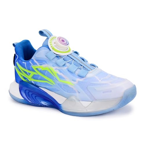 Image of G&D Storm Unisex Kids Shoes with Soft Sole | Rotary Convenience Lock | Air Mesh Upper Breathable, Lightweight | Comfortable & Durable Stylish Indoor & Outdoor| Soft EVA Sports Shoes