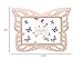 Laura Ashley 4x6 Horizontal Pink Resin Butterfly Picture Frame with Dotted Edges, Photo Frame with Black Fabric Easel, Made for Tabletop & Wall-Hanging Display (6x4, Pink)