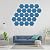 Hexagonal Acoustic Panels-12 Pack High-Density Sound Absorbing Panels 12"X10"X0.4" for Enhanced Noise Reduction, DIY Design, Idea for Studios, Offices, and Home Theaters(Yale Blue)