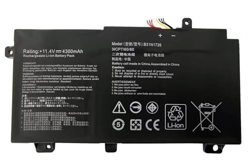 Batterie B31N1726 haute autonomie pour ASUS TUF FX504GD FX505DY FX80G