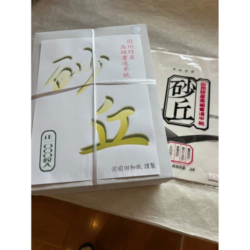 因州和紙書道用紙「砂丘」