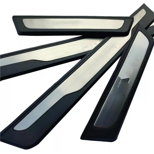 Accessoires Ford Ranger 2022-2026 : protection seuil de porte et cache-pédale silver
