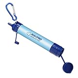 浄水ボトル RISEPRO FDA認証 直飲み携帯浄水器 災難・サバイバルプラス水の提供 菌フィルター付き HW-01