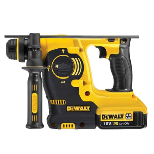DeWalt 18V XR Lithium-Ion SDS Plus Rotary Hammer Drill includes 2 x 4Ah Batteries Yellow/Black