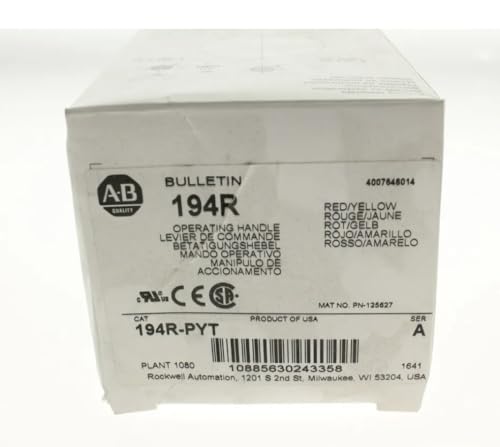 Generic 194R-PYT Alloy Steel Classic Rectangular Pull Handle, Painted, Red, Yellow