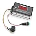 Durable DC Motor Speed Controller, DC 6-60V 12V 24V 36V 48V 30A, Speed Adjustable, Convenient and Quick Wiring, with Start Stop Switch with Digital Display